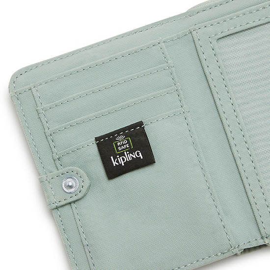 Portefeuilles Kipling Money Love Classiche Small Wallet Vert Olive | FR 1013NW